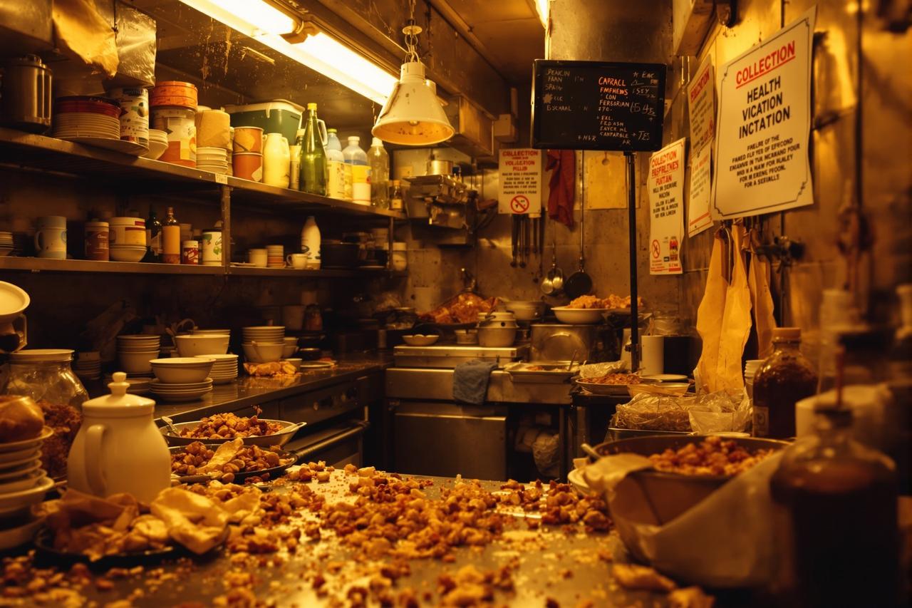 网红餐厅后厨被曝使用过期食材,市监局突击检查,老板连夜跑路 - 71黑料 网红餐厅后厨被曝使用过期食材,市监局突击检查,老板连夜跑路
